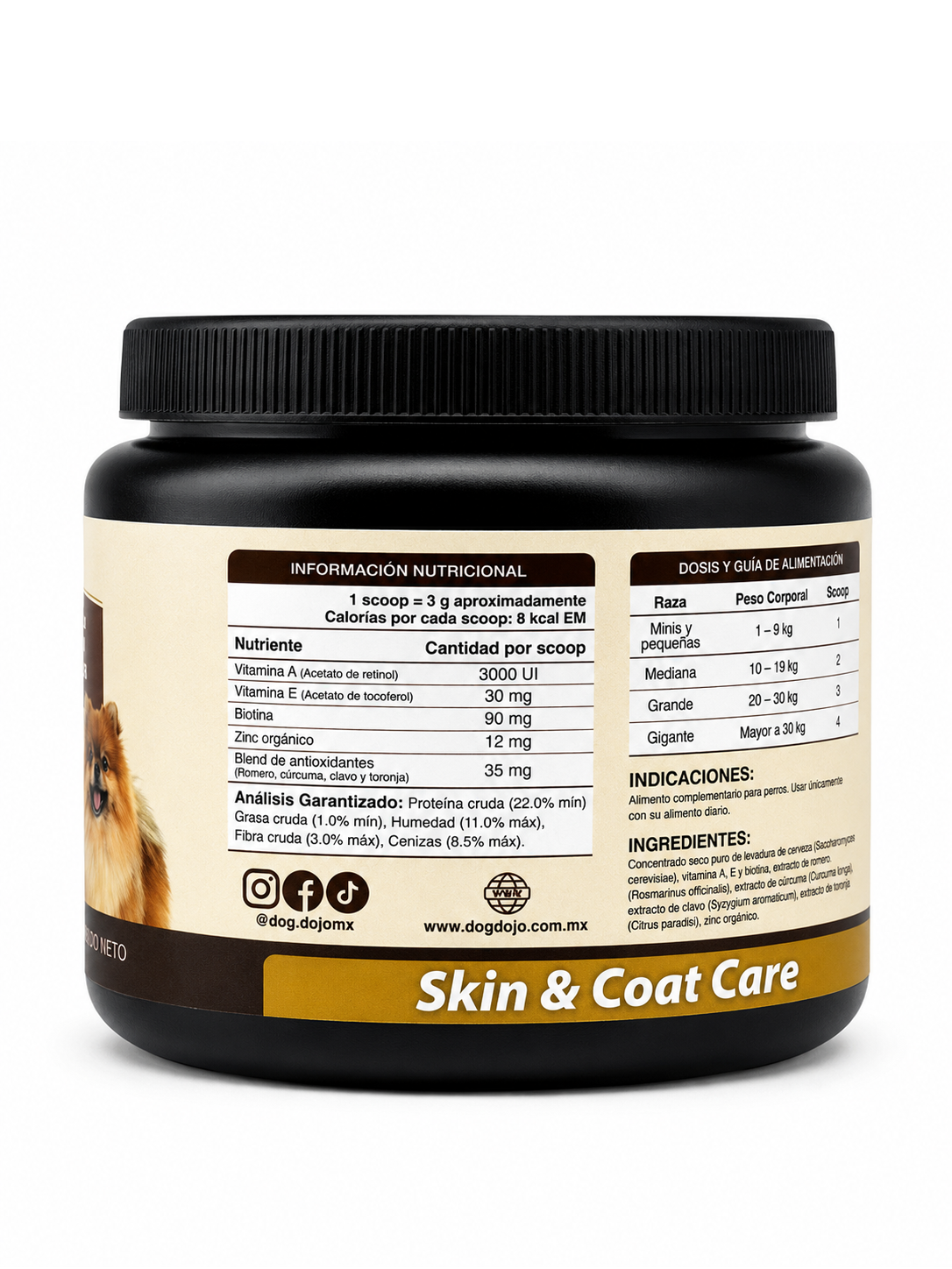 Dojo Balance Skin Care Pelo Y Piel Sanos Brrillantes 300g