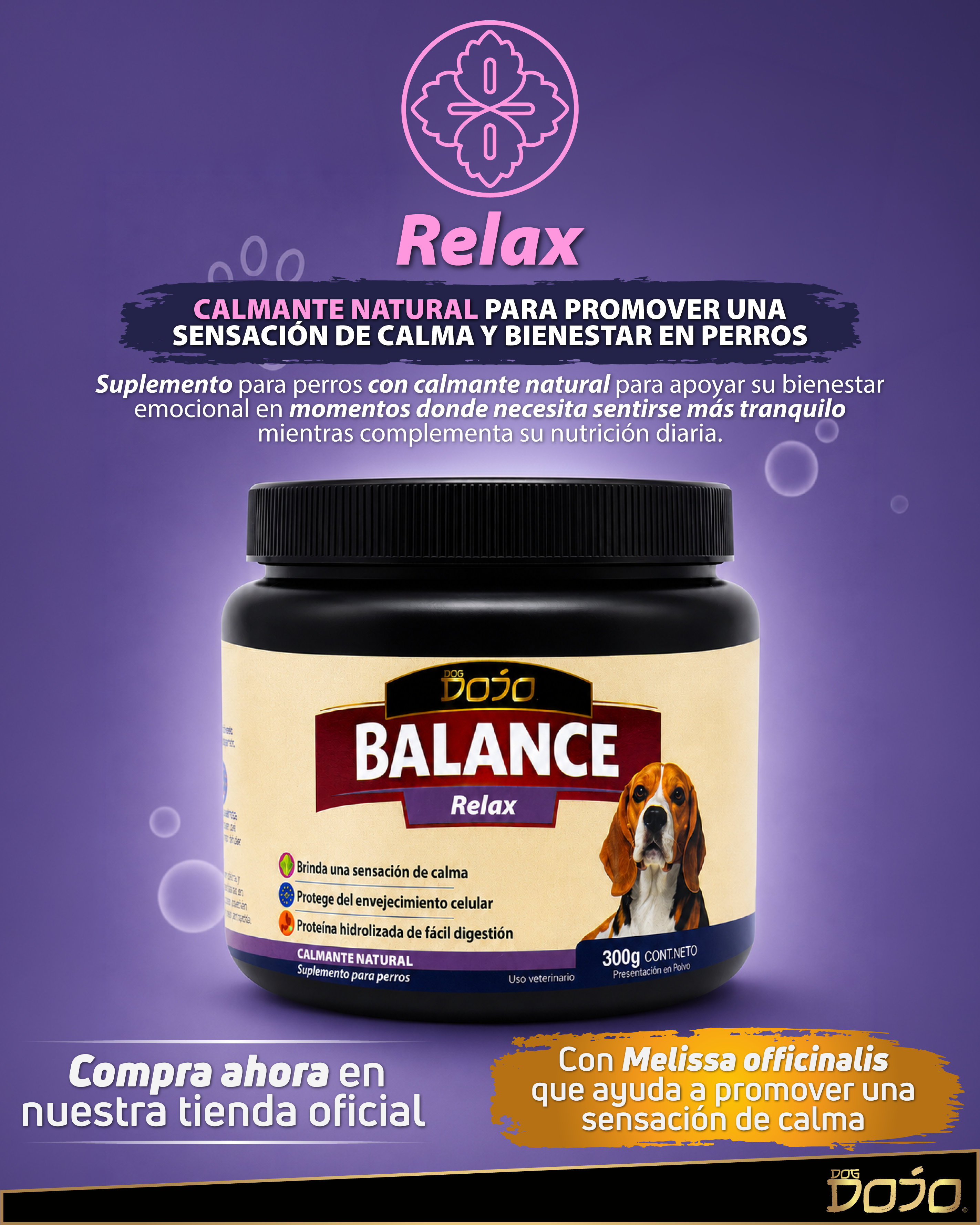 Dojo Balance Relax Calmante Natural Ansiedad Estrés 300g