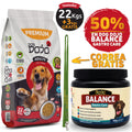 Alimento PREMIUM 25kg Razas Grandes + Dojo Balance Gastro Care — Suplemento Digestivo Avanzado 300g