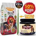 Alimento PREMIUM 25kg Razas Grandes + Dojo Balance Relax — Calmante Natural Ansiedad y Estrés 300g