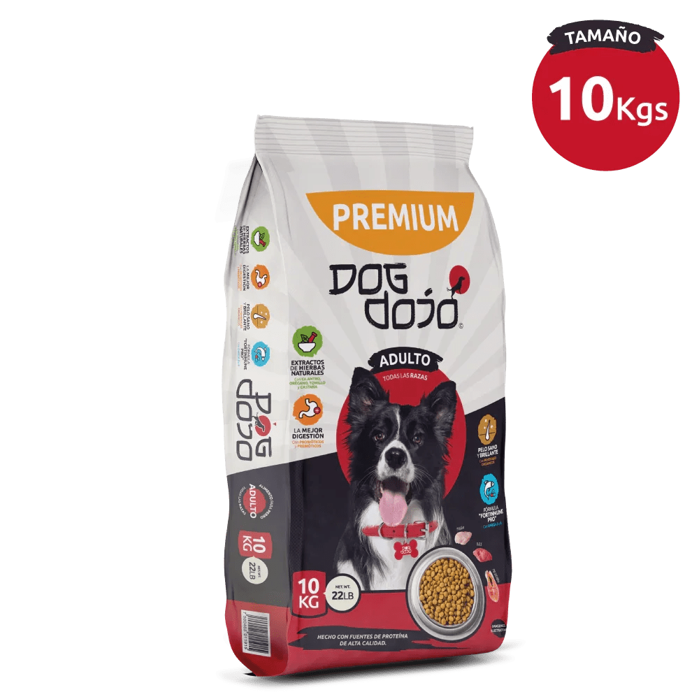 Alimento PREMIUM 10kg Razas Medianas - Dog Dojo