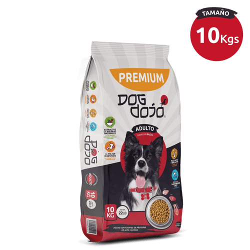 Alimento PREMIUM 10kg Razas Medianas - Dog Dojo