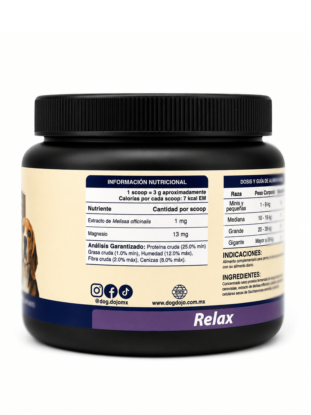 Dojo Balance Relax — Calmante Natural Ansiedad y Estrés 300g - Dog Dojo